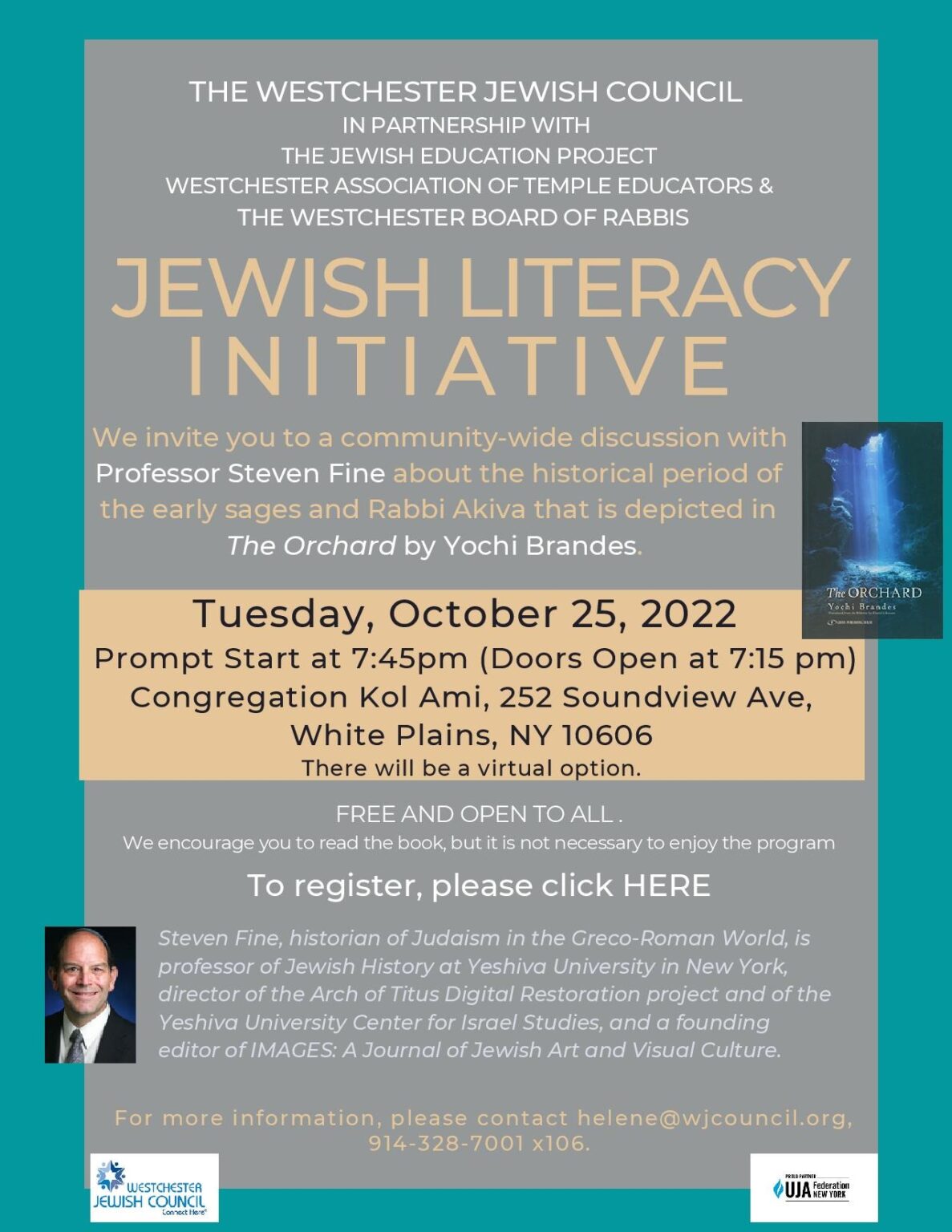 Westchester Jewish Council’s Jewish Literacy Initiative Westchester