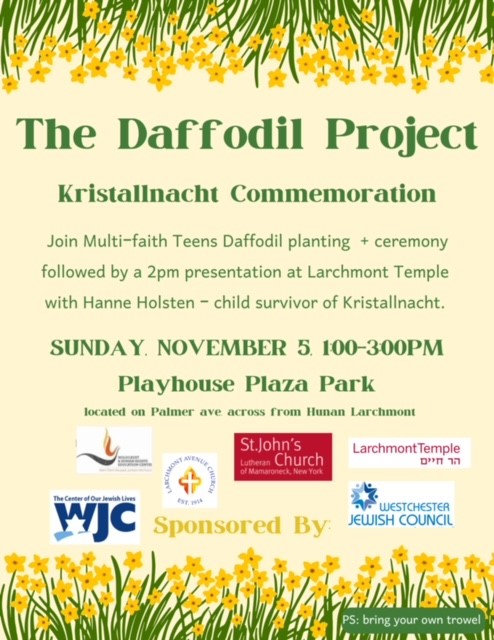 The Daffodil Project - Kristallnacht Commemoration