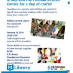 PJ Library Grandparent Group and Pelham Jewish Center day of crafts