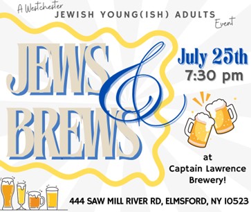 Bet Am Shalom - A Westchester Jewish Young(ish) Adults Event: Jews & Brews